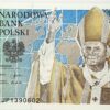 "Polish 50 Zloty Commemorative Banknote featuring Pope John Paul II - Celebrating a Spiritual Legacy"